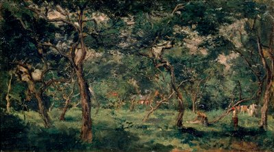 Olivový sad, počátek 70. let 19. století od Charles Francois Daubigny
