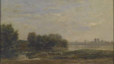 Na Oise od Charles Francois Daubigny