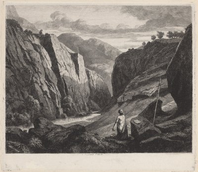 Svatý Jeroným od Charles Francois Daubigny