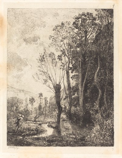 Satyr (The Satyr) od Charles Francois Daubigny