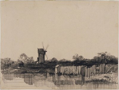 Scéna v Holandsku od Charles Francois Daubigny
