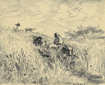 Sentier Dans Les Blés od Charles Francois Daubigny