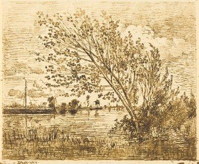 Stánek olší od Charles Francois Daubigny