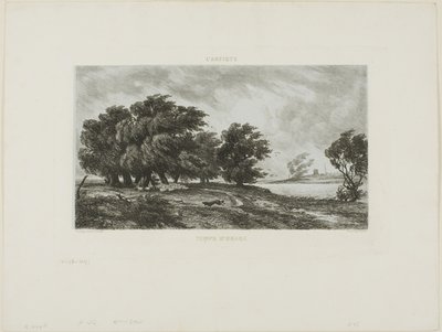 Bouřlivé počasí od Charles Francois Daubigny