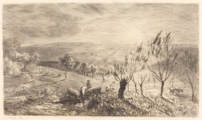 východ slunce od Charles Francois Daubigny