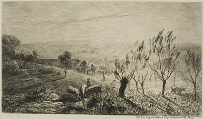 východ slunce od Charles Francois Daubigny