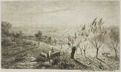 východ slunce od Charles Francois Daubigny