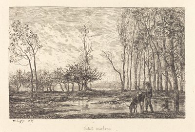 Západ slunce od Charles Francois Daubigny