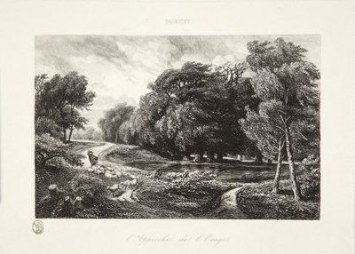 Blížící se bouře od Charles Francois Daubigny