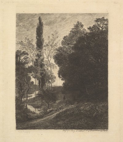 The Banks of Cousin, ca. 1850. od Charles Francois Daubigny