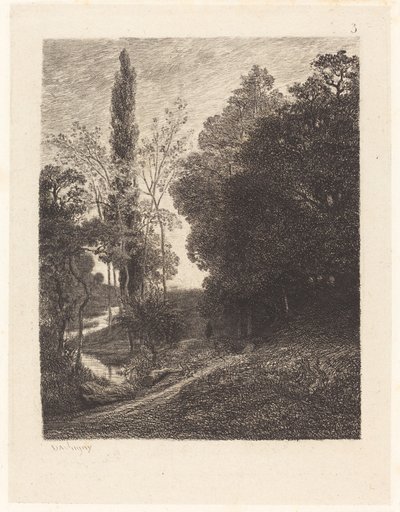 The Banks of the Cousin (Les Bords du Cousin) od Charles Francois Daubigny