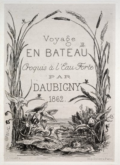 Výlet lodí od Charles Francois Daubigny