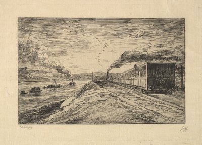 Odjezd, 1861. od Charles Francois Daubigny