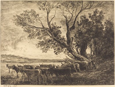 Ford (Le Gue) od Charles Francois Daubigny