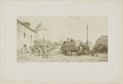 Sklízecí stroj od Charles Francois Daubigny