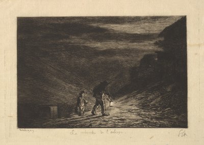 Hledání hostince, 1861. od Charles Francois Daubigny