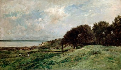 Pobřeží poblíž Villerville, 1875. od Charles Francois Daubigny