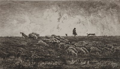 Sprcha, c. 1851. od Charles Francois Daubigny