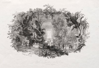 Zimní zahrada od Charles Francois Daubigny