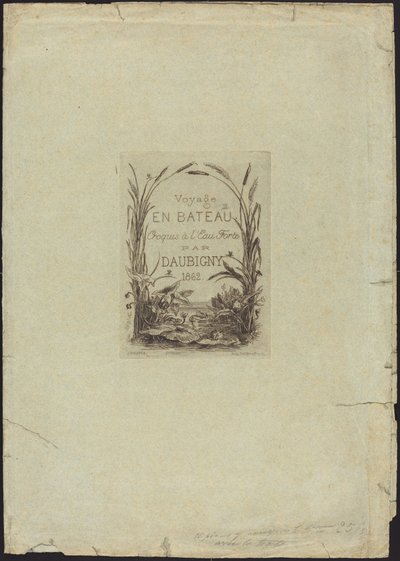 Obal pro "Výlet lodí" od Charles Francois Daubigny