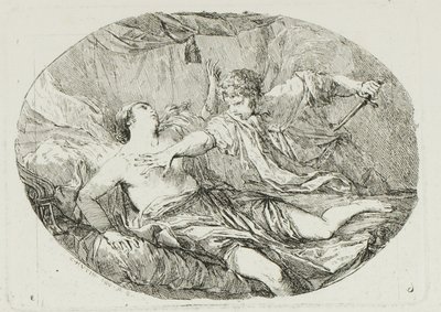 Tarquin a Lucretia od Charles Francois Hutin