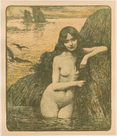 Mořská panna, 1896. od Charles Guerin