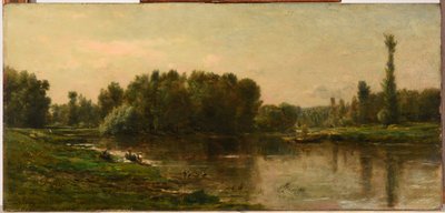 Břehy řeky Oise od Charles Francois Daubigny