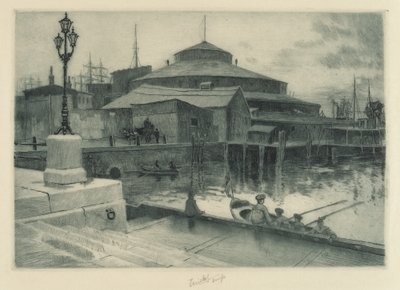 Zámecká zahrada. od Charles Frederick William Mielatz