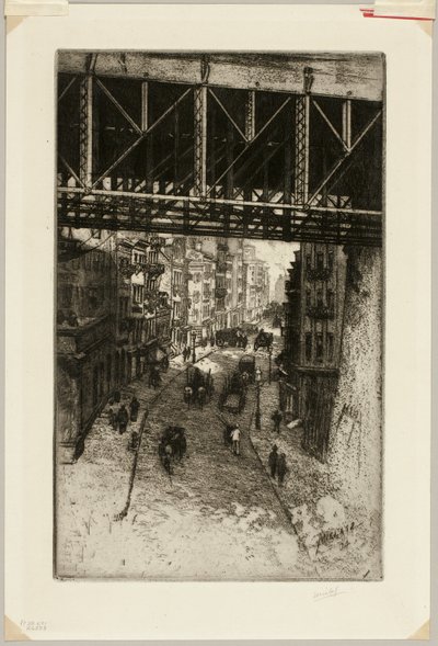 Třešňová ulice od Charles Frederick William Mielatz