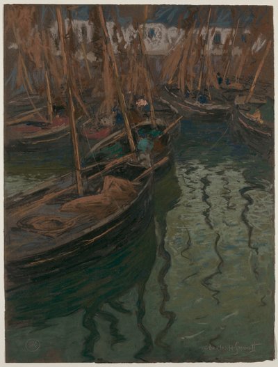 Harmony v doku - Rybářské čluny od Charles Fromuth