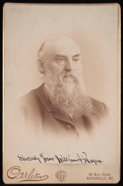 Portrét Williama Augusta Rogerse 1832-1898, před rokem 1898. od Charles G Carleton