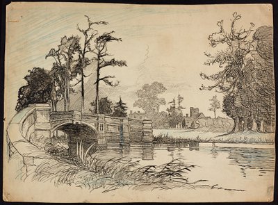 Cranford Park Bridge, Hillingdon, Velký Londýn od Charles George Harper