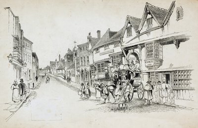 High Street, Canterbury, Kent od Charles George Harper
