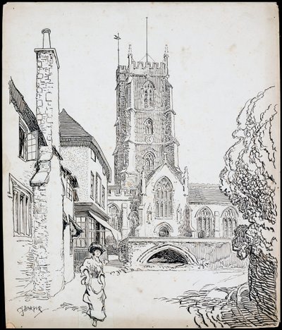 Převorský kostel svatého Jiří, Dunster, Somerset, 1892-1933 od Charles George Harper