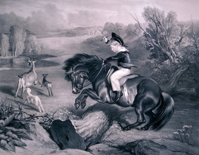 "První skok", 1857 od Charles George Lewis