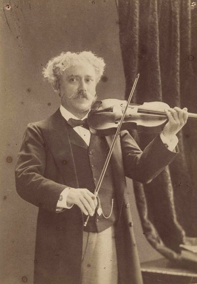 Portrét houslisty a skladatele Paula de Sarasate 1844-1908, c. 1890. od Charles Gerschel