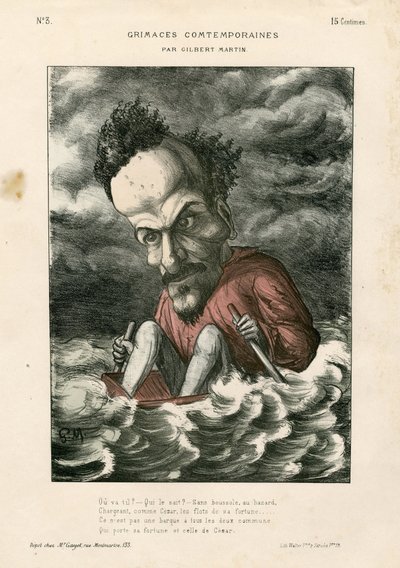 Současné grimasy - Ilustrace Charles Gilbert-Martin (1839-1905): Rochefort Henri (1831-1913) - Moře od Charles Gilbert Martin