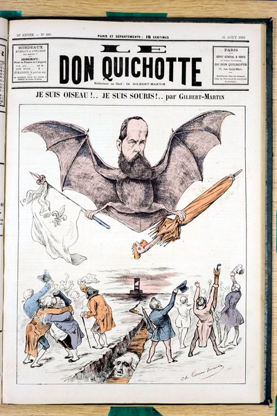 Obálka „“ Le Don Quijote “, Satirique en Colours od Charles Gilbert Martin