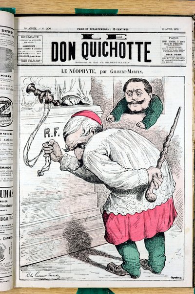 Obálka „“ Le Don Quijote “, číslo 200, Satirique en Couleurs od Charles Gilbert Martin
