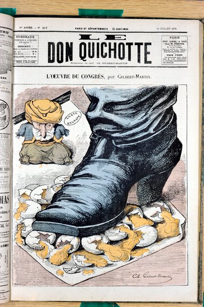 Obálka „“ Le Don Quijote “, číslo 213, Satirique en Couleurs od Charles Gilbert Martin