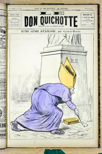 Obálka „Le Don Quijote“, číslo 925, Satirický v barvách od Charles Gilbert Martin