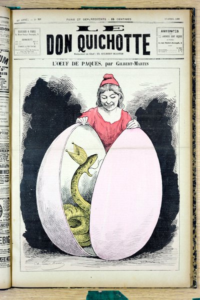 Obálka "" Don Quijote "", číslo 929, Satirique en Colours od Charles Gilbert Martin