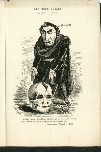 Ilustrace Charles Gilbert-Martin (1839-1905) v "" Současné grimasy"" od Charles Gilbert Martin