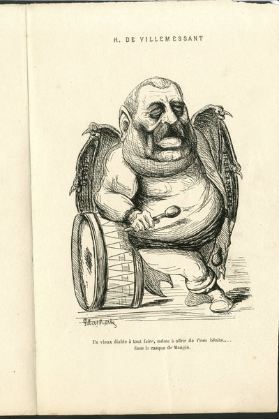 Ilustrace Charles Gilbert-Martin (1839-1905) v "" Současné grimasy"" od Charles Gilbert Martin