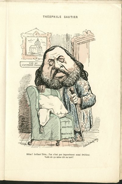 Ilustrace Charles Gilbert-Martin (1839-1905) v "" Současné grimasy"" od Charles Gilbert Martin