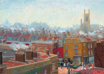 Roh v Chelsea od Charles Ginner