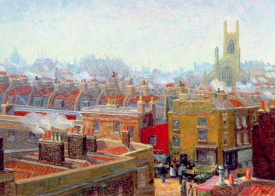 Roh v Chelsea od Charles Ginner