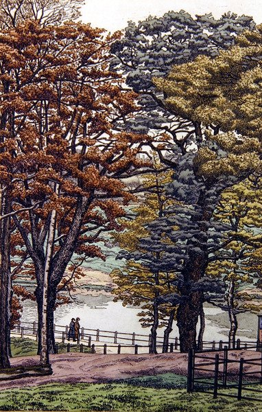 Highgate Ponds od Charles Ginner