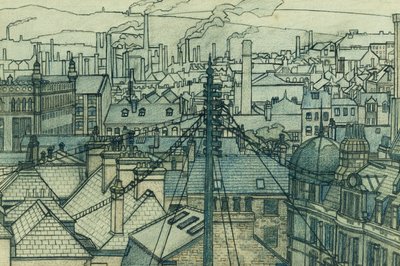 Leedsovy střechy od Charles Ginner