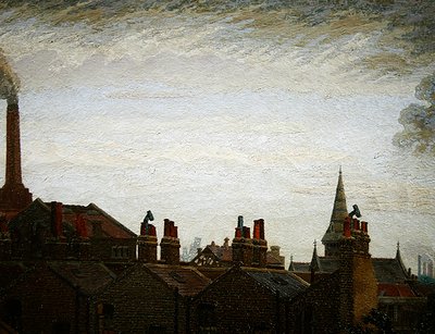 Střechy, Pimlico od Charles Ginner